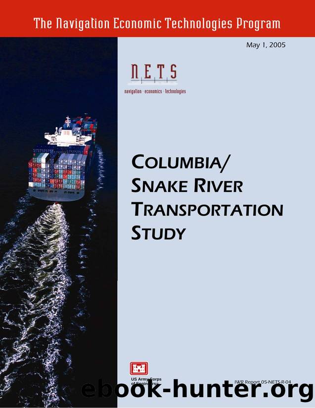 ColumbiaSnake River Transportation Study by Ken Casavant/Eric Jessup