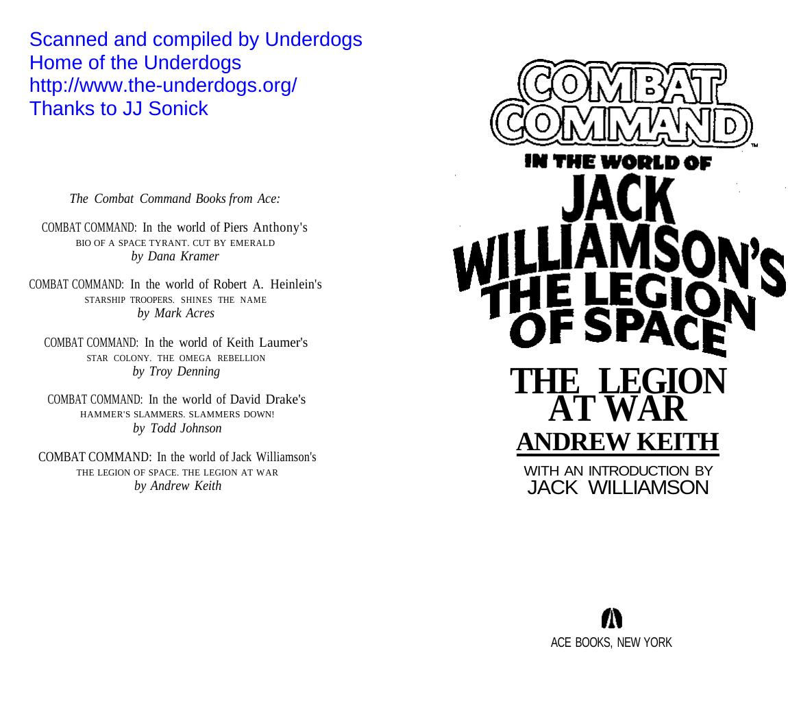 Combat Command 05 - The Legion at War- The Legion at War by Andrew Keith (pdf)