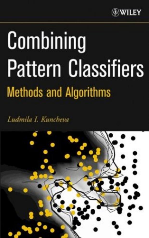 Combining Pattern Classifiers - Methods and Algorithms by L. Kunchova (Wiley 2004) WW