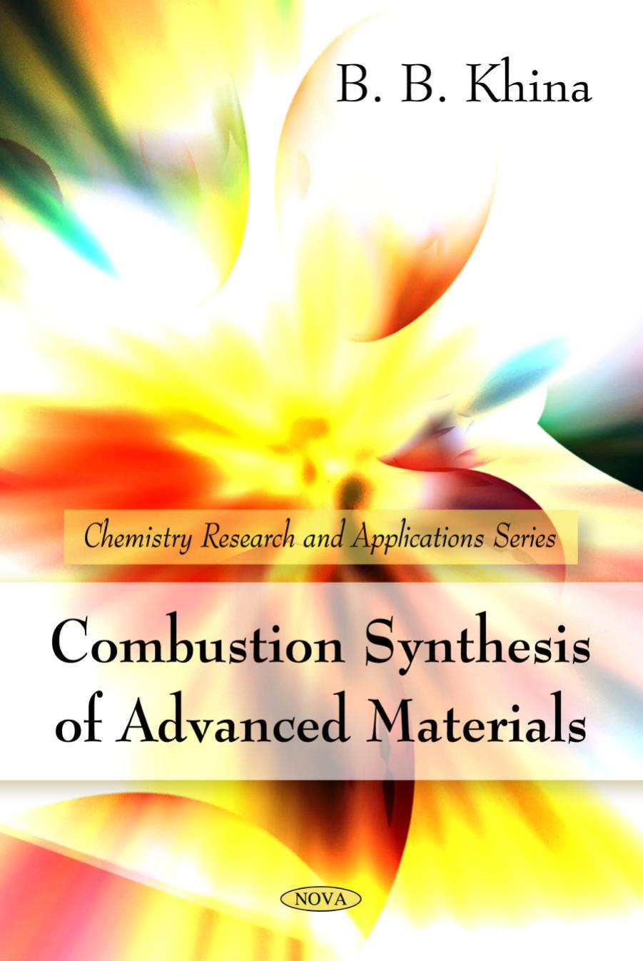 Combustion Synthesis of Advanced Materials by Khina B. B