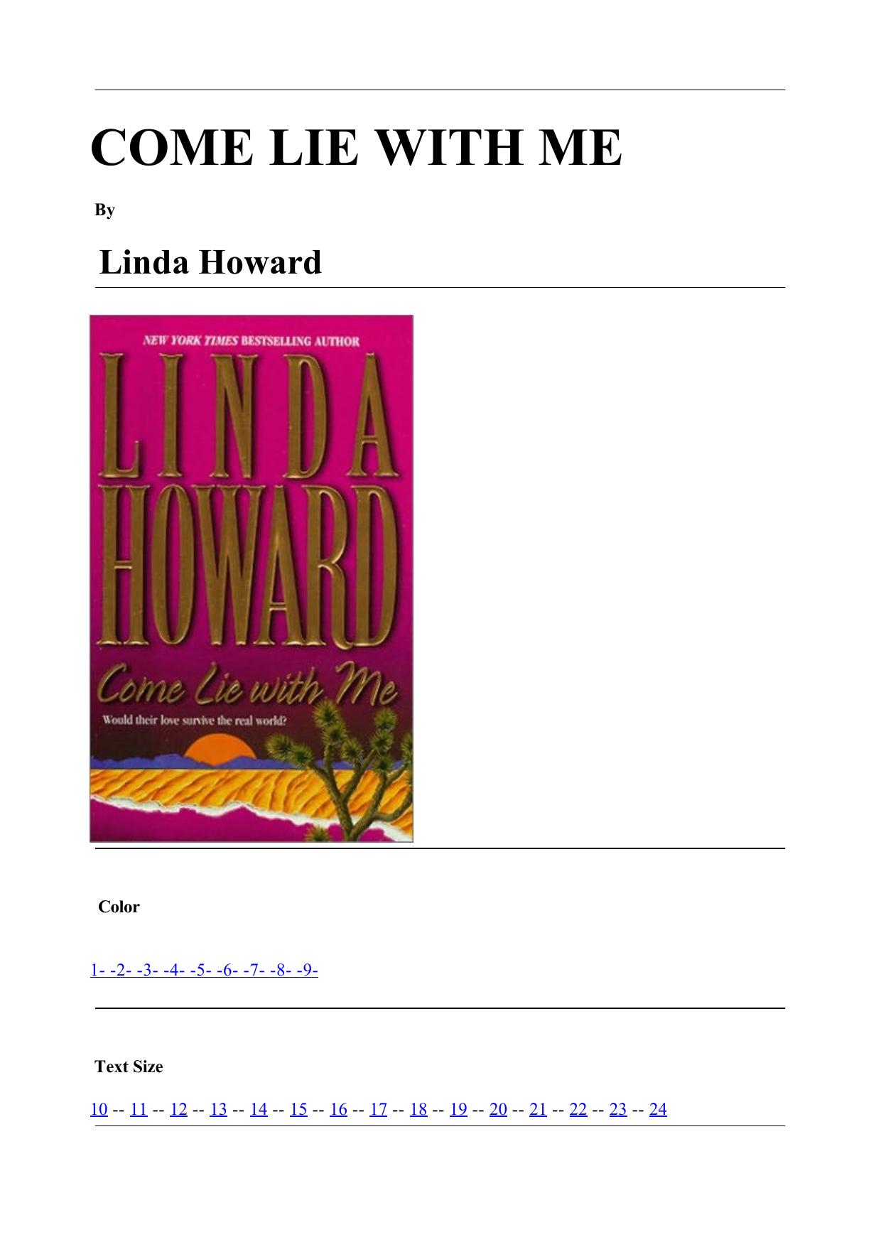 Come Lie With Me by Linda Howard