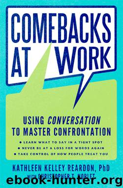 Comebacks at Work by Kathleen Kelley Reardon