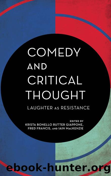 Comedy and Critical Thought by Iain MacKenzie Fred Francis Krista Bonello Rutter Giappone & Fred Francis & Iain MacKenzie