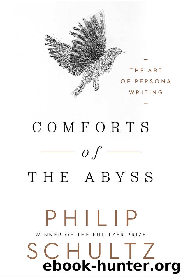 Comforts of the Abyss: The Art of Persona Writing by Philip Schultz