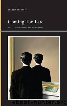 Coming Too Late by Andrew Barnaby