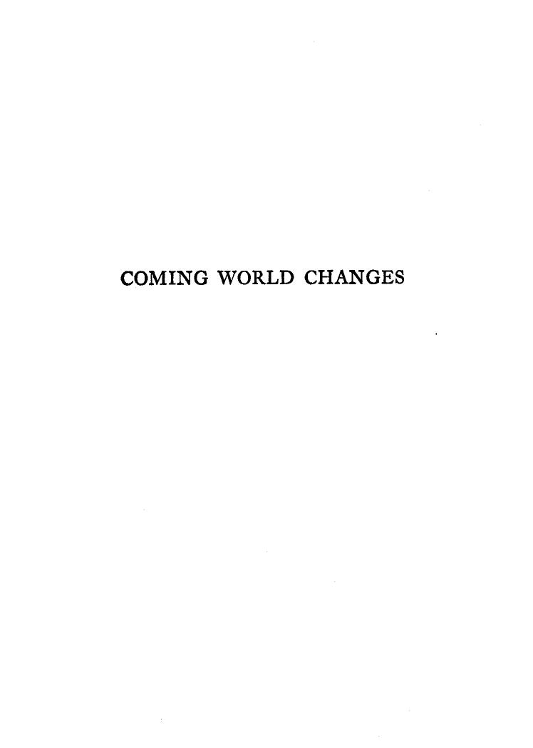 Coming World Changes-Harriette and Homer Curtis-1929-139pgs-MYS by Unknown