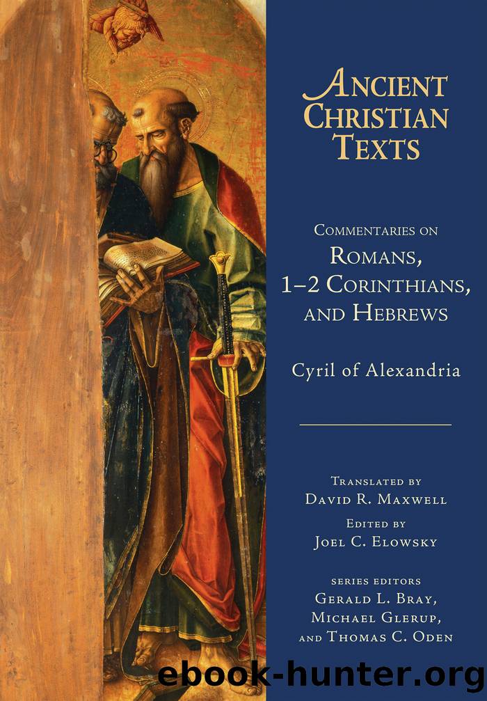 Commentaries on Romans, 1-2 Corinthians, and Hebrews by unknow