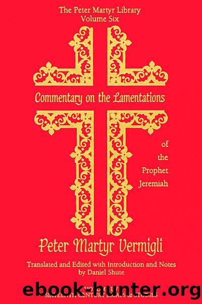 Commentary on the Lamentations of the Prophet Jeremiah by Dan Shute