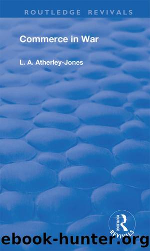 Commerce in War by L.A. Atherley-Jones