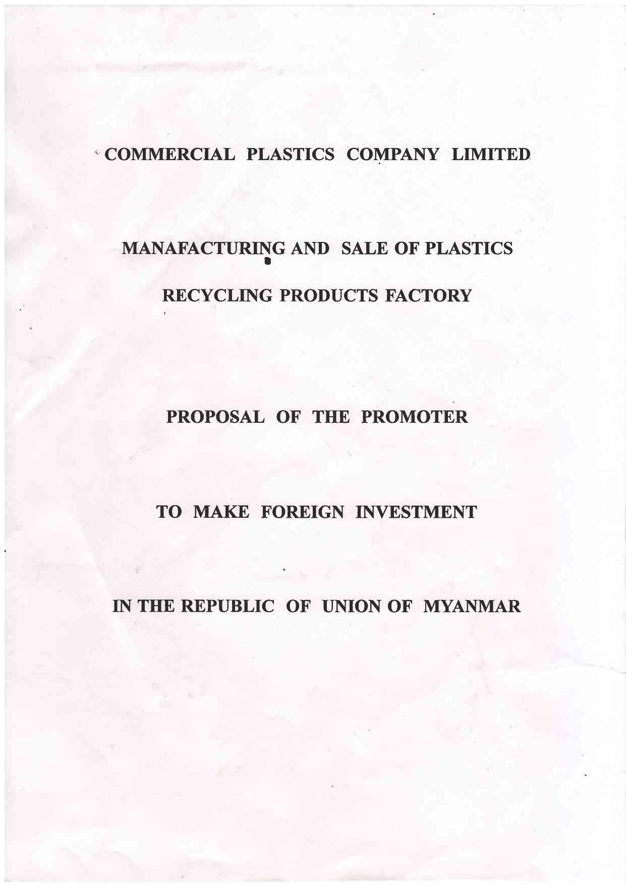 Commercial Plastics Co.,Ltd (PDF) by Unknown