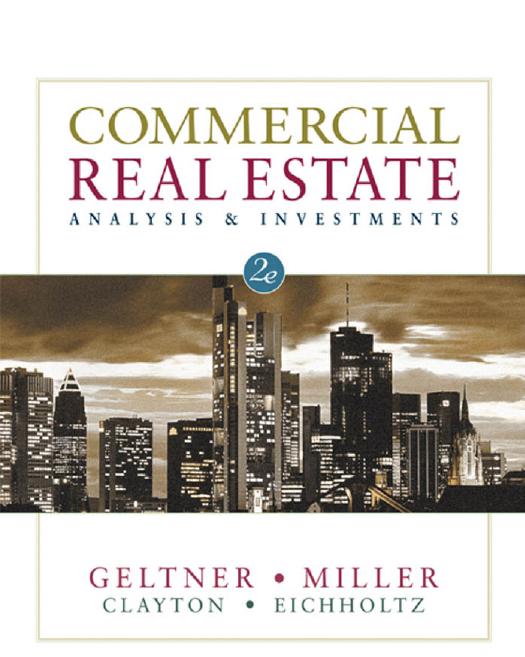Commercial Real Estate Analysis and Investments (with CD-ROM), 2nd Edition by David M. Geltner