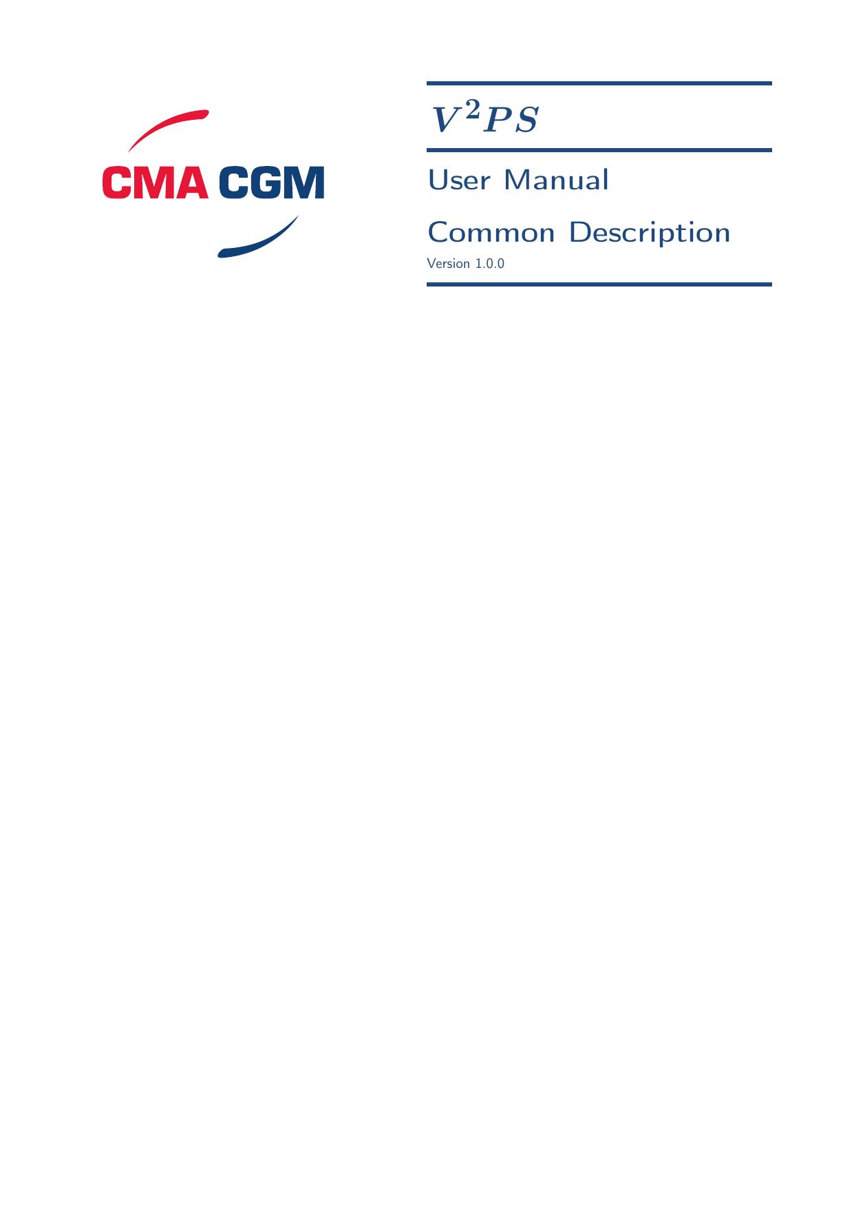 Common Description by Cpt Sylvain Debray / Deputy Energy Manager
