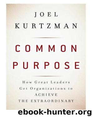 Common Purpose by Joel Kurtzman