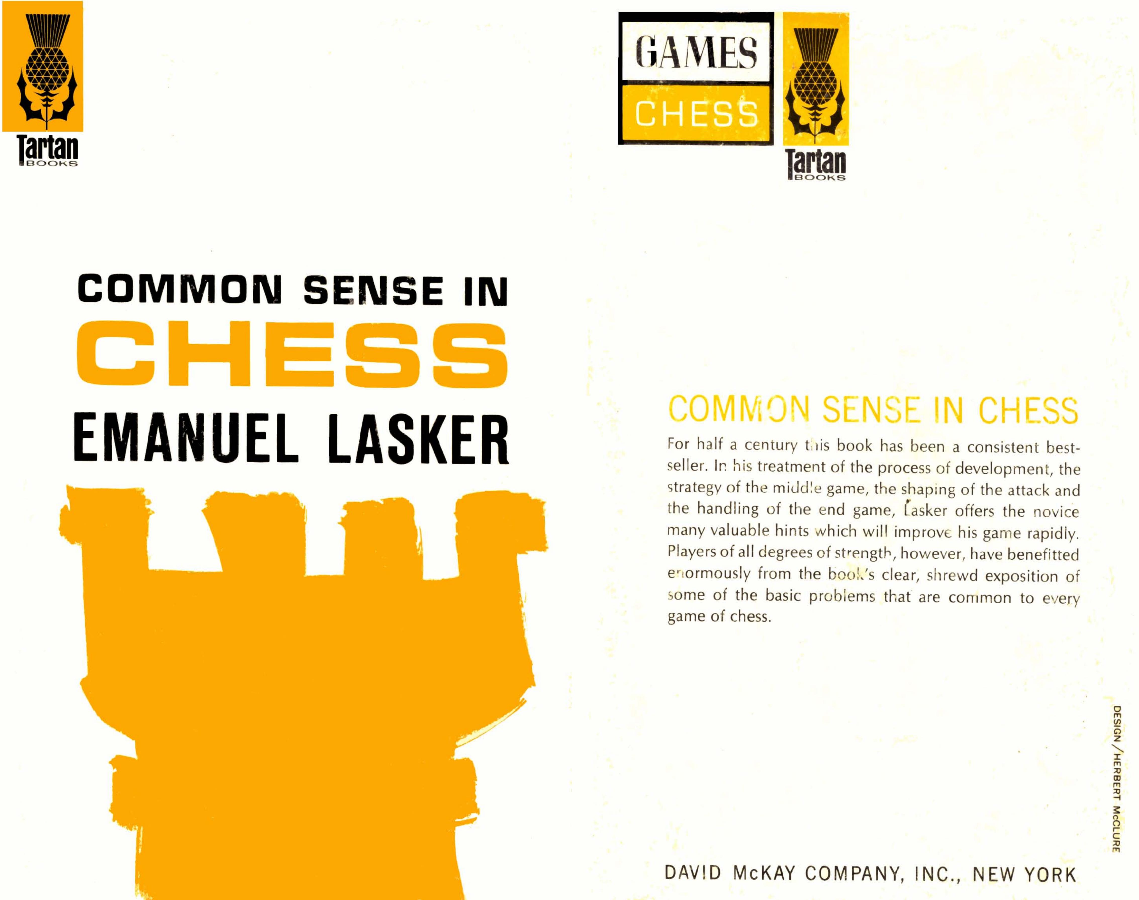 Common Sense in Chess by Emanuel Lasker