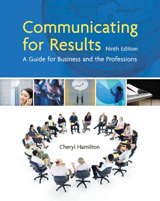 Communicating for results: a guide for business and the professions by Hamilton Cheryl