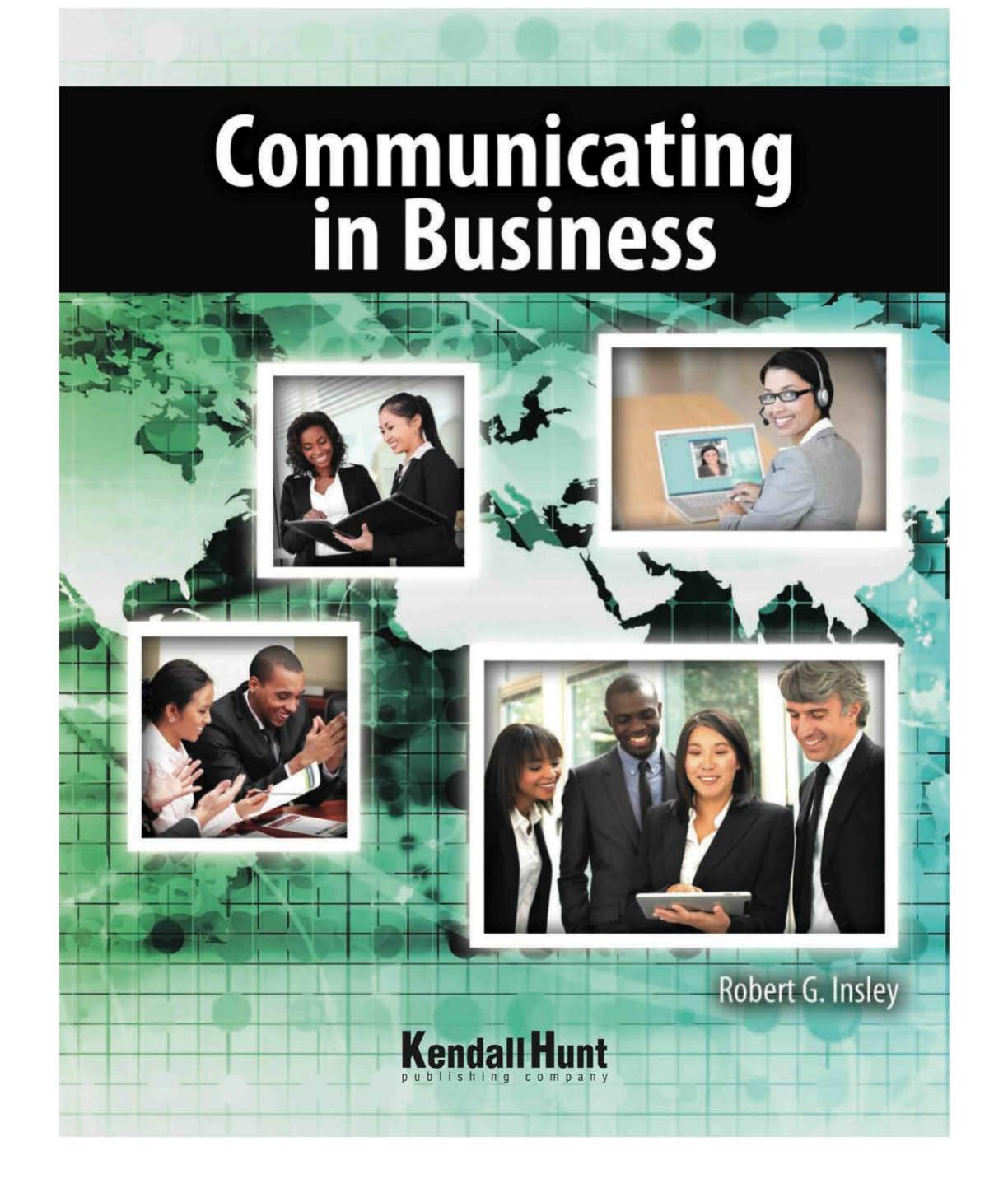 Communicating in Business by Insley Robert