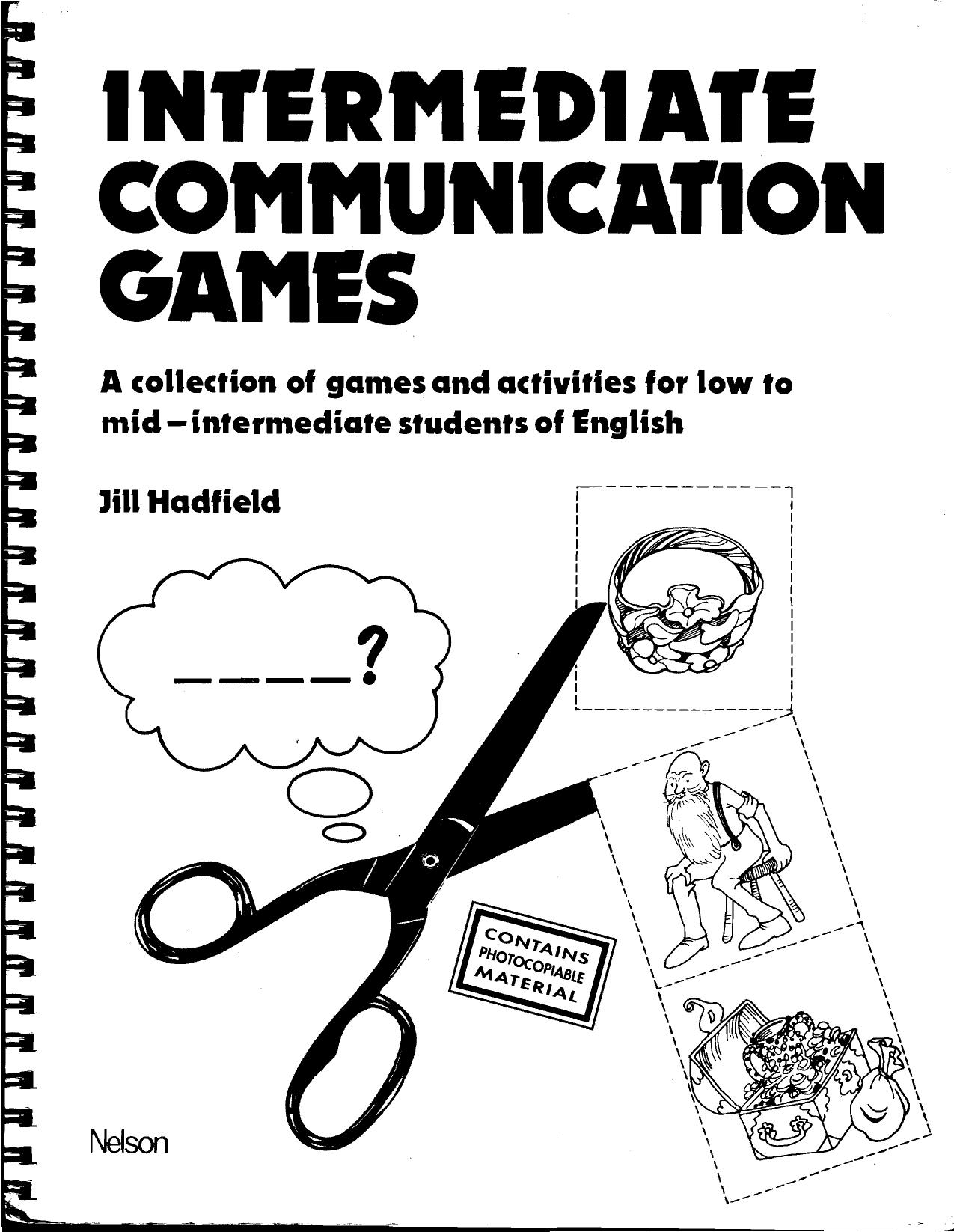 Communication Games (Intermediate) by Unknown
