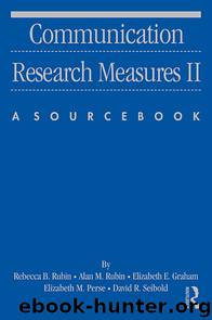 Communication Research Measures II by unknow