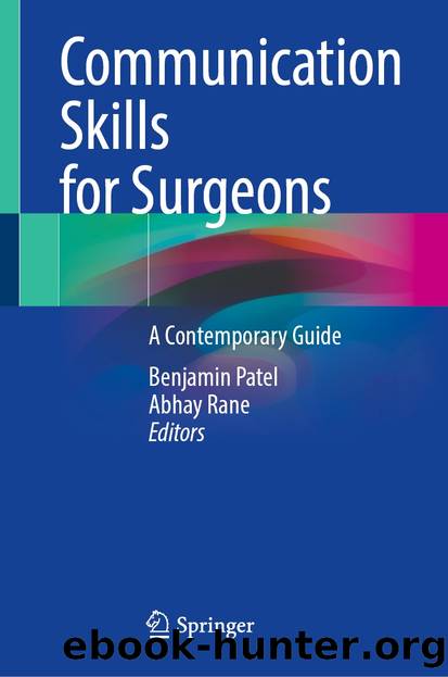 Communication Skills for Surgeons by Unknown