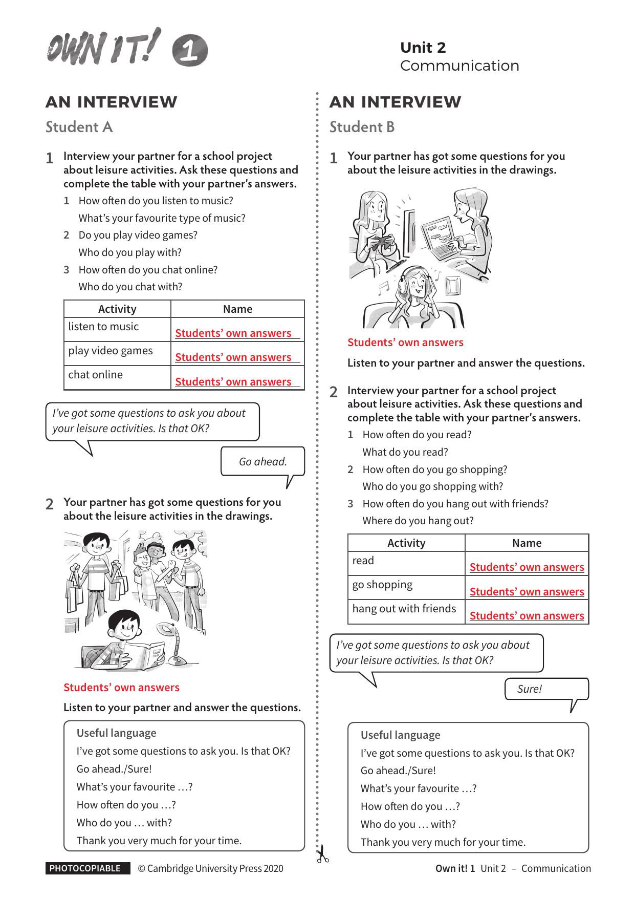 Communication Unit2 with answers by Unknown