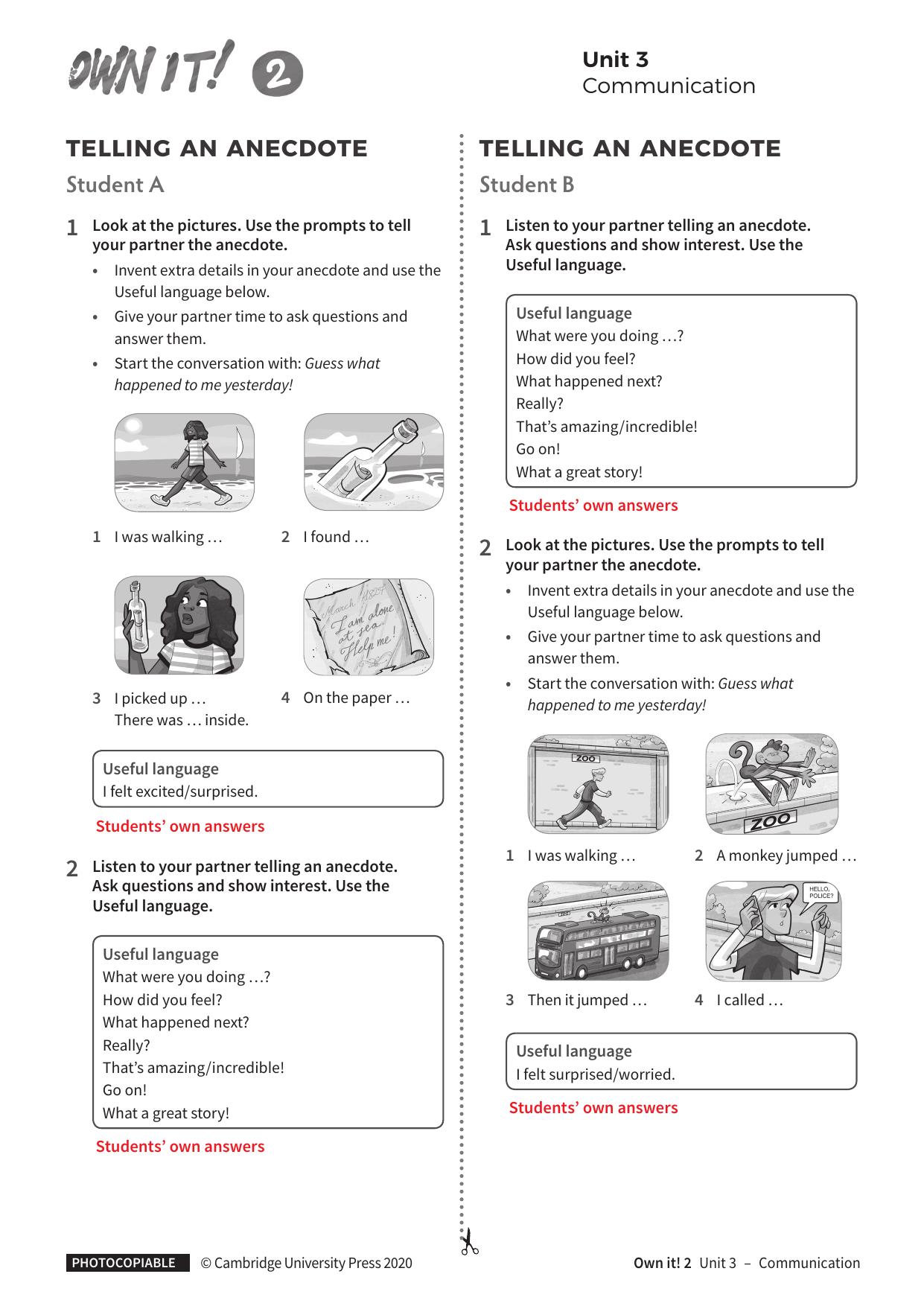 Communication Unit3 with answers by Unknown
