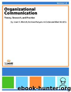 Communication Within, Between, and Among Organizational Stakeholders by Jason S. Wrench & Kristen Lynn Majocha & Narissra Punyanunt Carter
