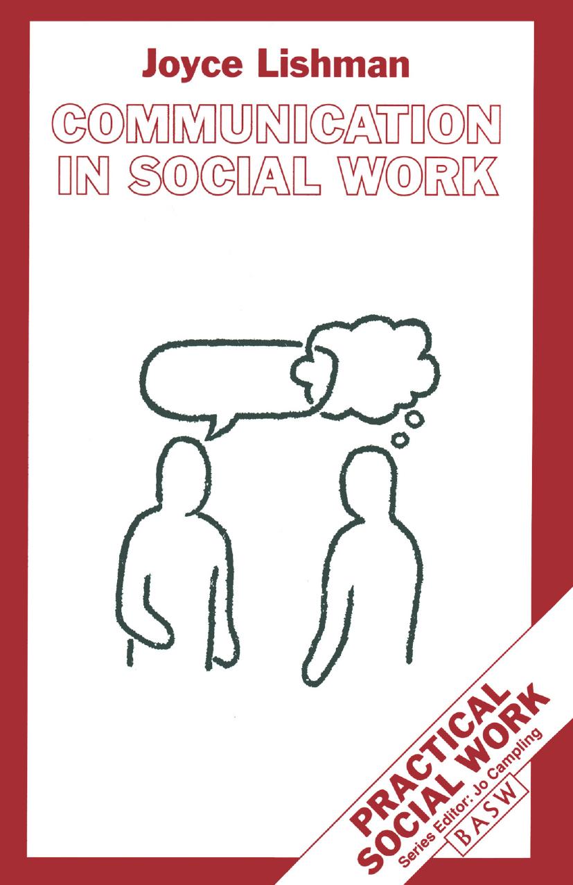 Communication in Social Work by Joyce Lishman (auth.)