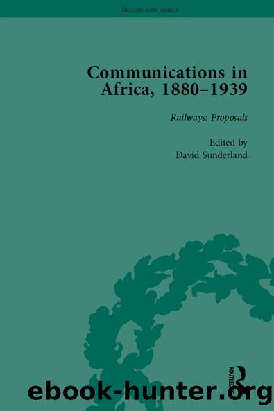 Communications in Africa, 1880â1939 (set) by David Sunderland