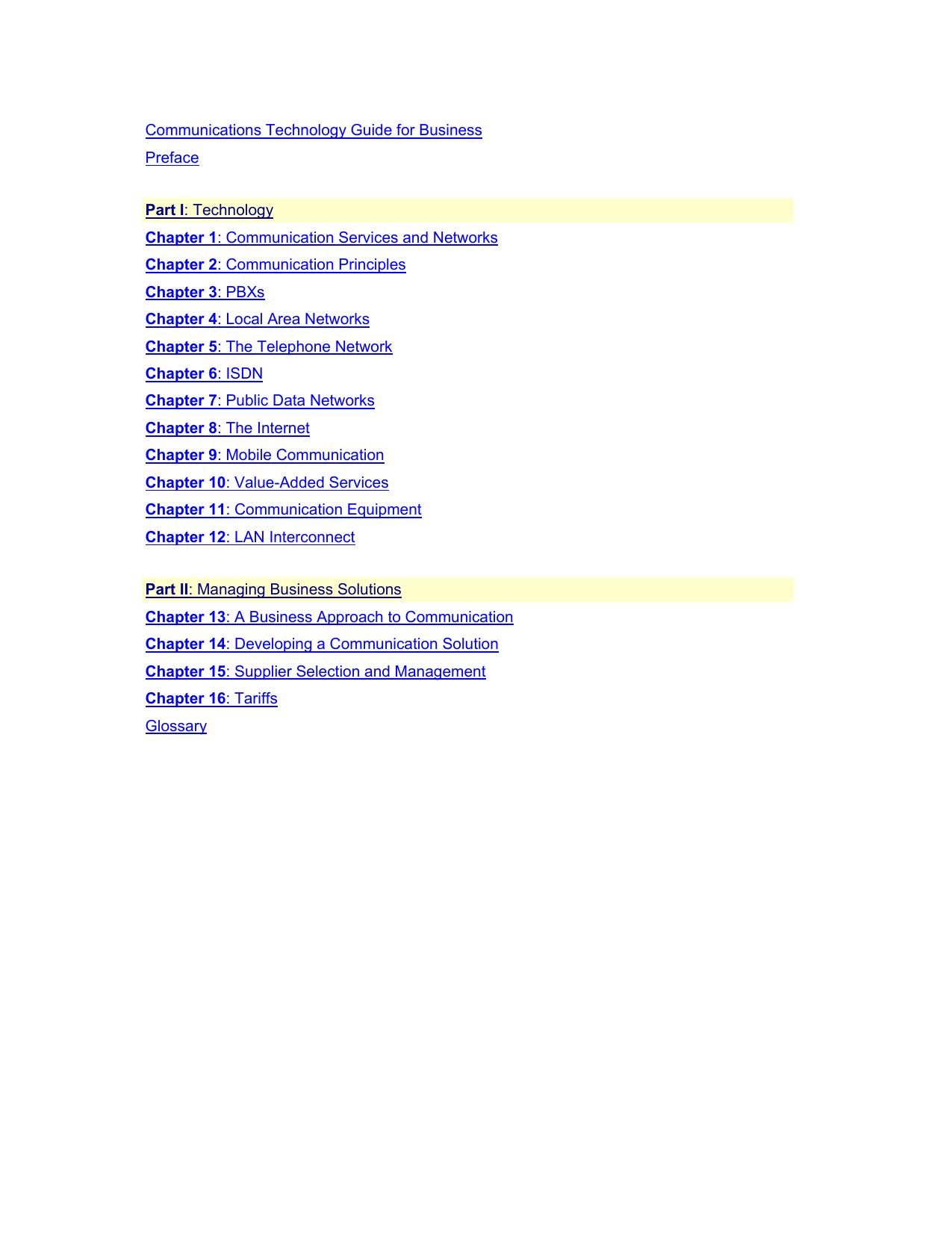 Communications technology guide for business by Richard Downey; Seán Boland; Philip Walsh