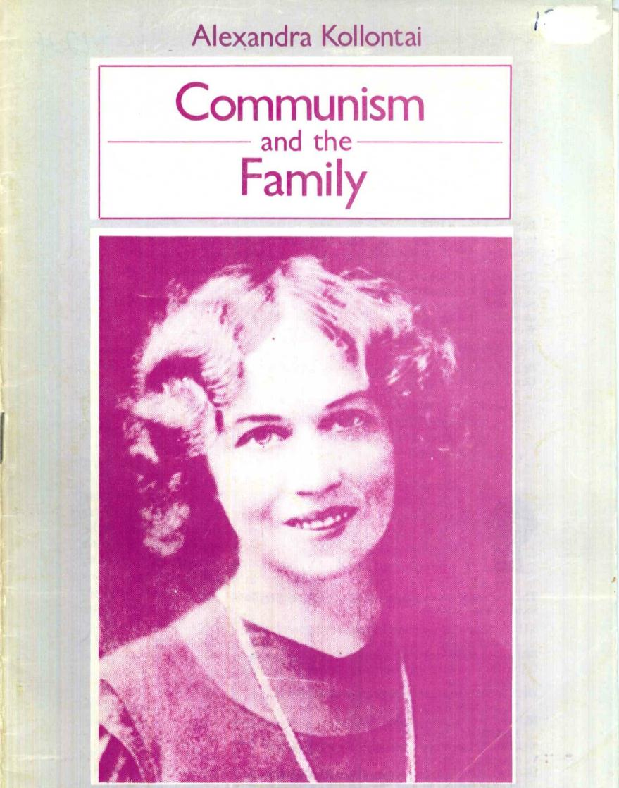 Communism and the Family by A.M. Kollontai