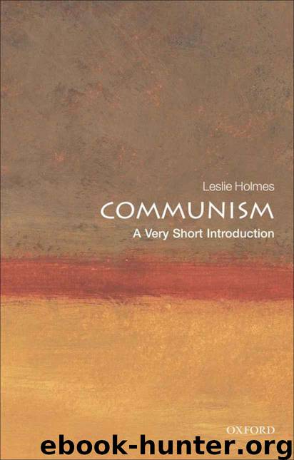 Communism: A Very Short Introduction (Very Short Introductions) by Holmes Leslie