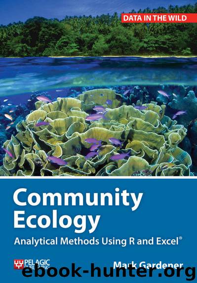 Community Ecology: Analytical Methods Using R and Excel (Data in the Wild) by Mark Gardener
