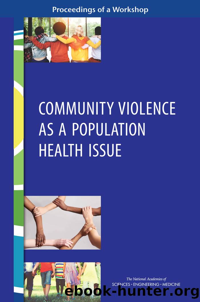 Community Violence as a Population Health Issue: Proceedings of a Workshop by unknow