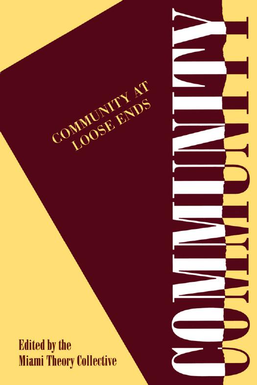 Community at Loose Ends by Miami Theory Collective