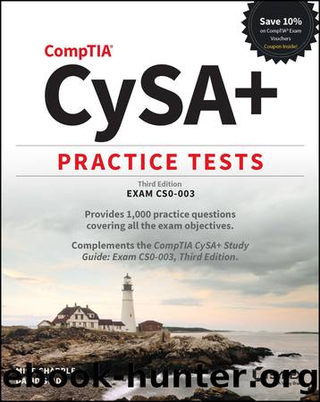 CompTIA CySA+ Practice Tests by Chapple Mike;Seidl David; & David Seidl