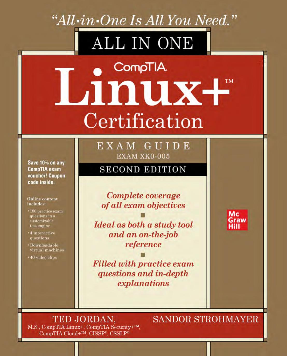 CompTIA Linux+ Certification. Exam Guide by Ted Jordan Sandor Strohmayer