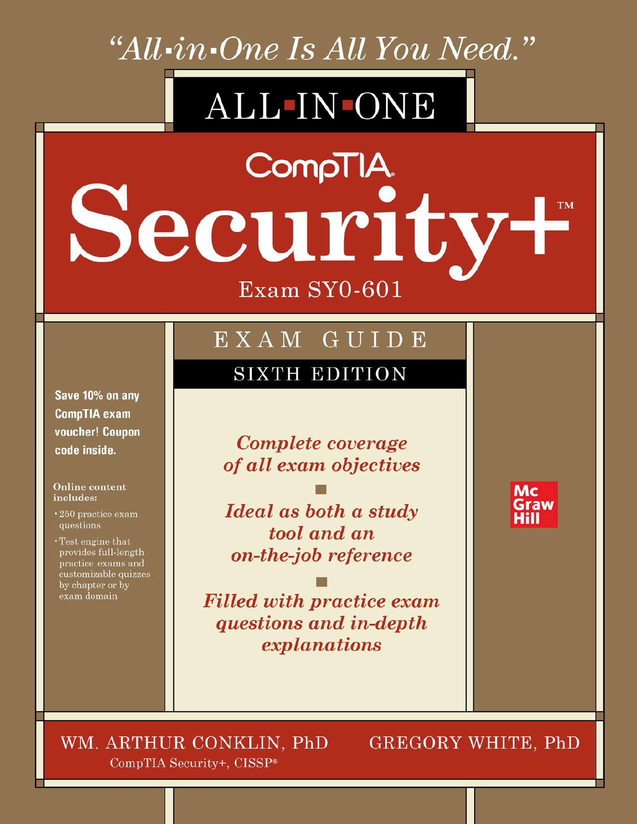 CompTIA Security+ All-in-One Exam Guide (Exam SY0-601)) by Wm. Arthur Conklin