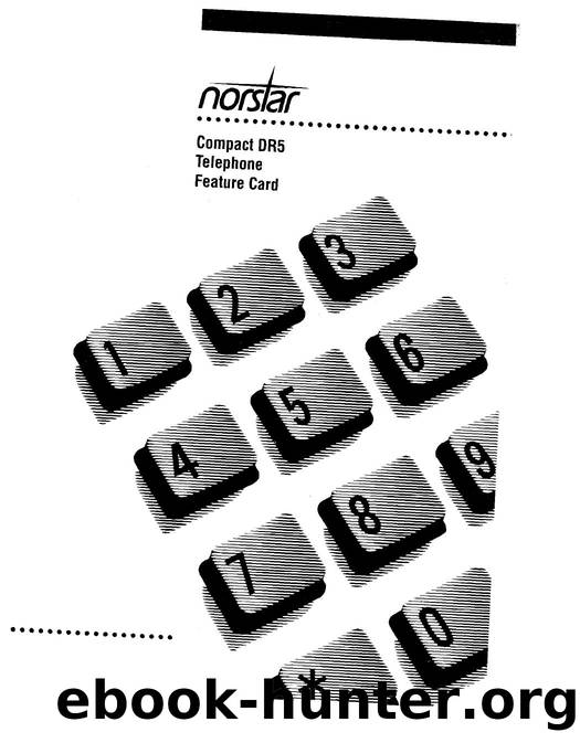 Compact DR-5 Telephone Feature Card by EZ Manuals