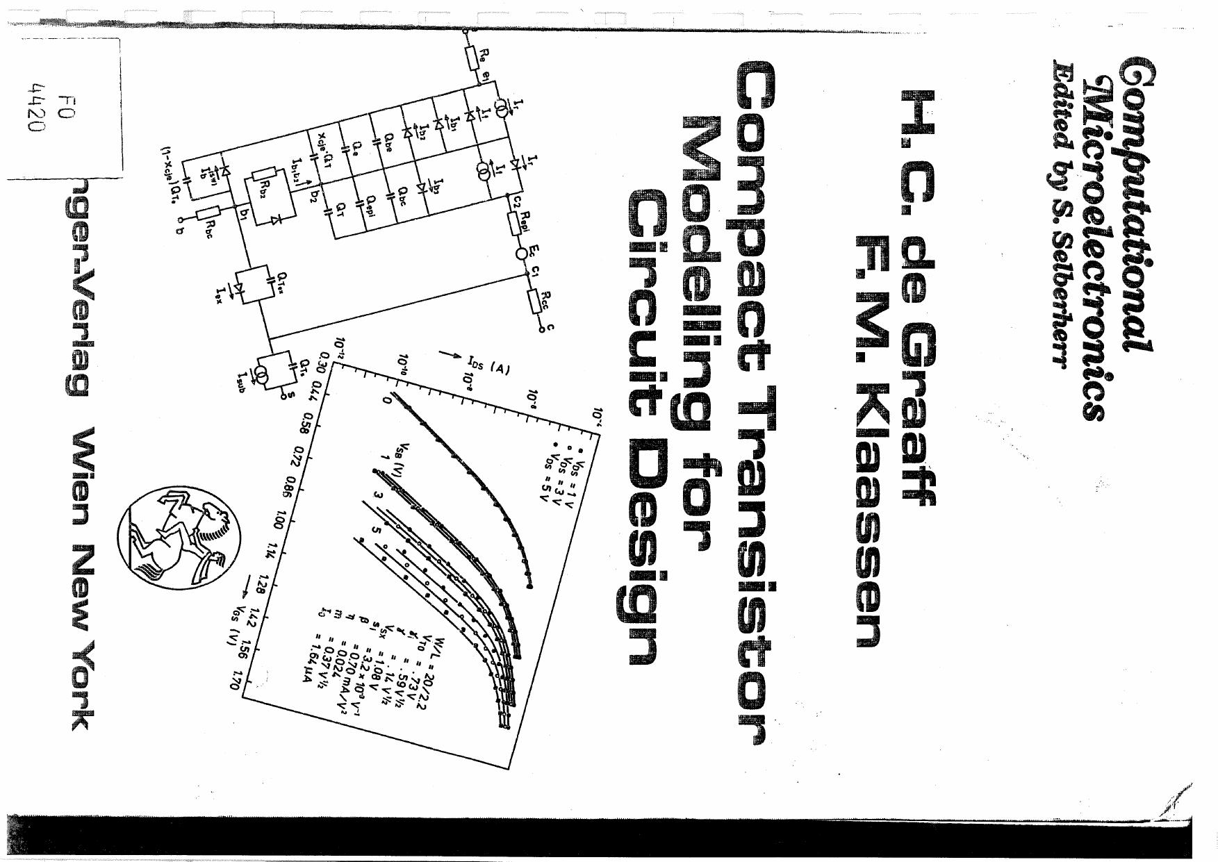 Compact transistor Modelling for circuit design by H. C. De Graaff F. M. Klaassen