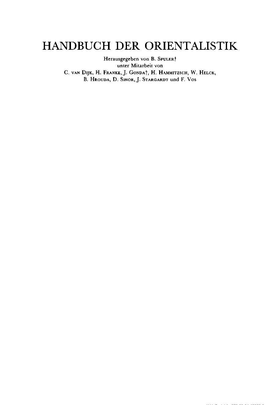 Companion Studies to the History of Tamil Literature by K.V. Zvelebil