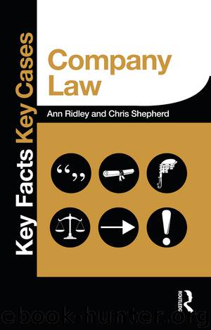 Company Law by Ridley Ann. Shepherd Chris. & Chris Shepherd