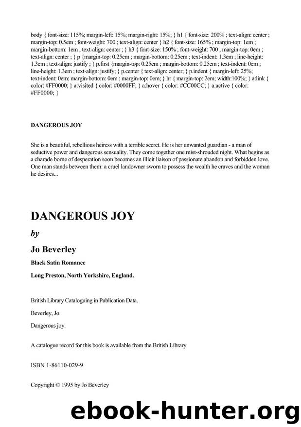 Company of Rogues 3 by Jo Beverley