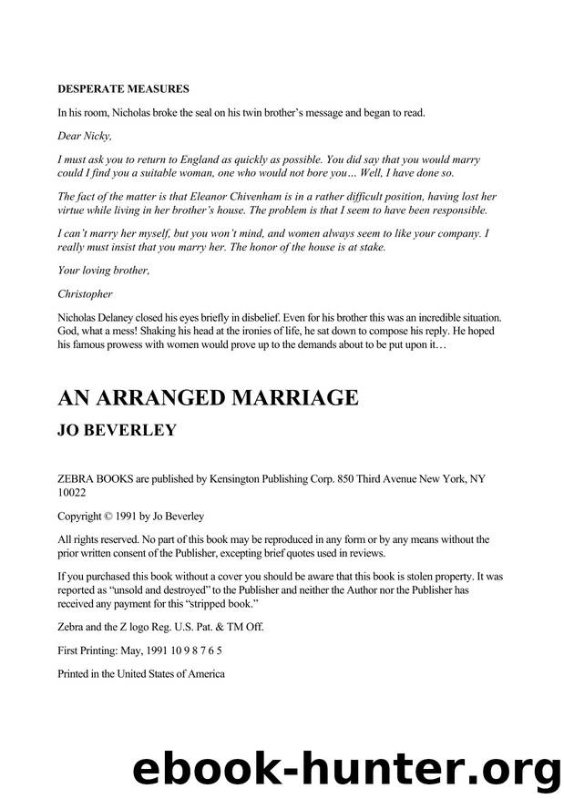 Company of Rogues 5 by Jo Beverley