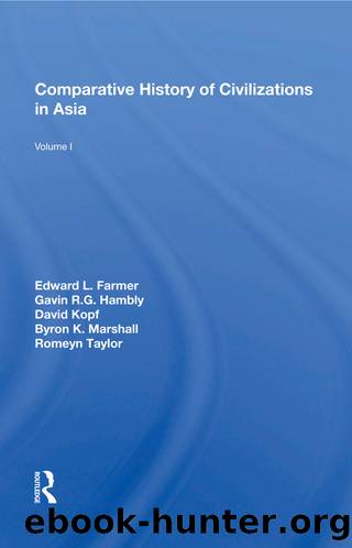 Comparative History of Civilizations in Asia: Volume 1 by Chaim Adler