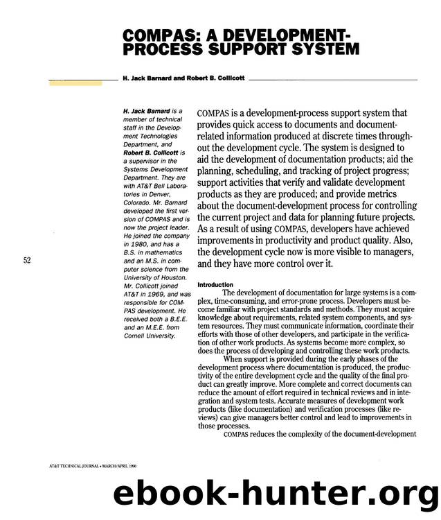 Compas: A DevelopmentProcess Support System by Unknown