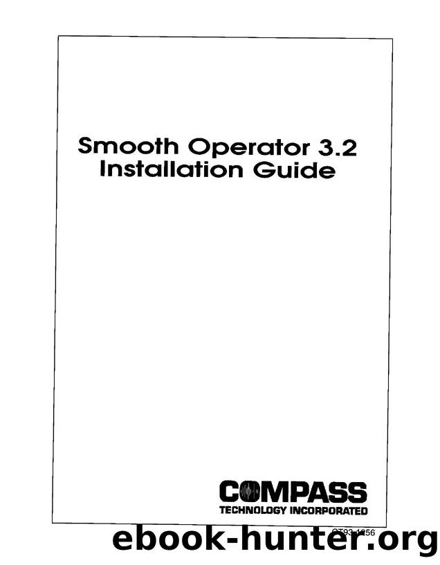 Compass Smoothe Operator 3-2 Installation Guide by Unknown