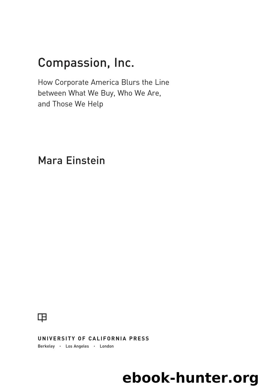Compassion, Inc. by Einstein Mara