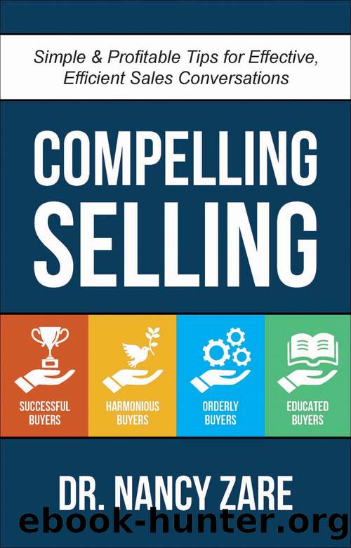 Compelling Selling: Simple & Profitable Tips for Effective, Efficient Sales Conversations by Zare Nancy