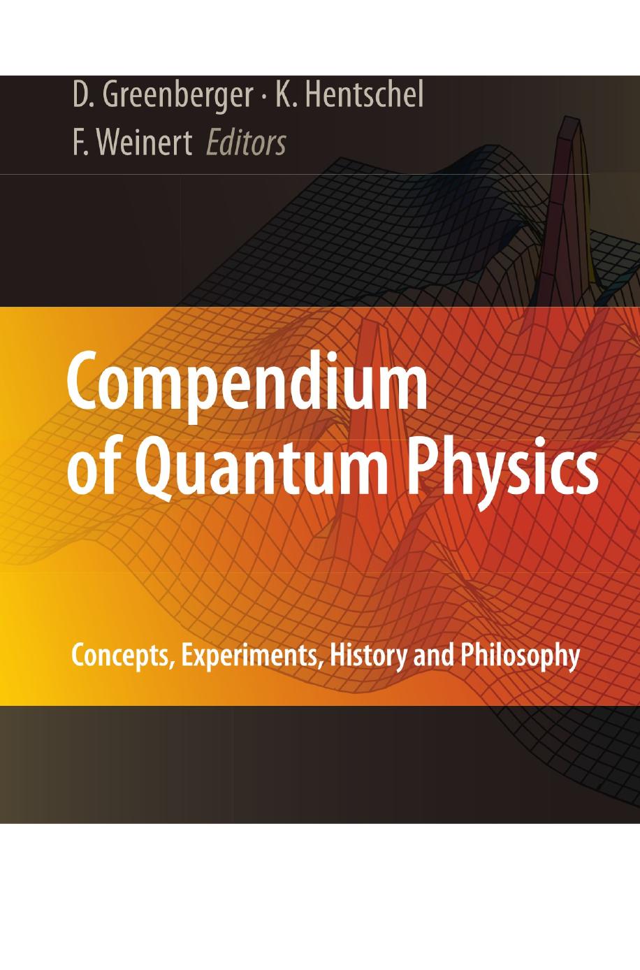 Compendium of Quantum Physics by Unknow