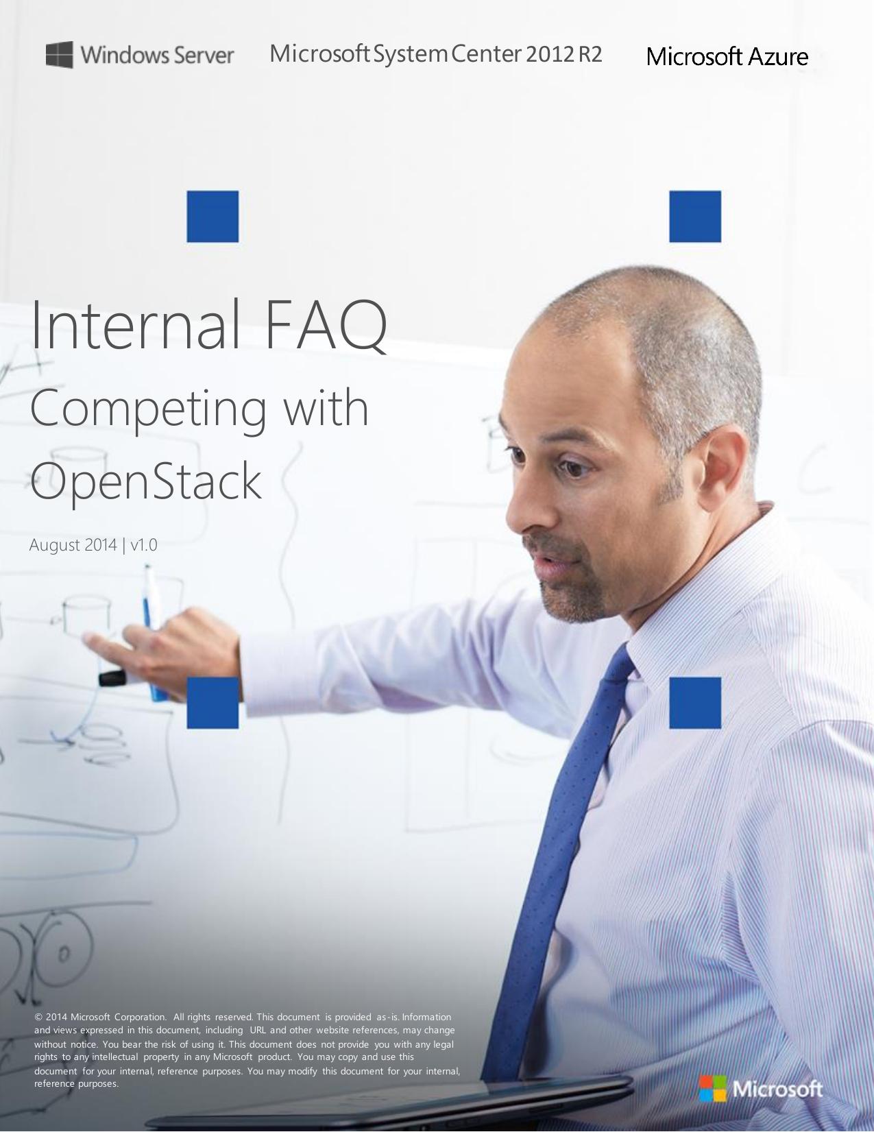 Competing with OpenStack FAQ by Unknown